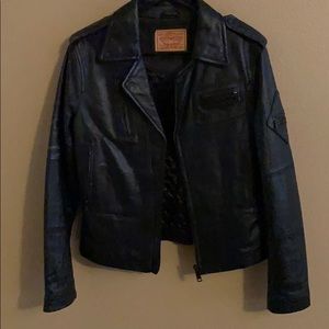 Women’s Levi leather bikers jacket